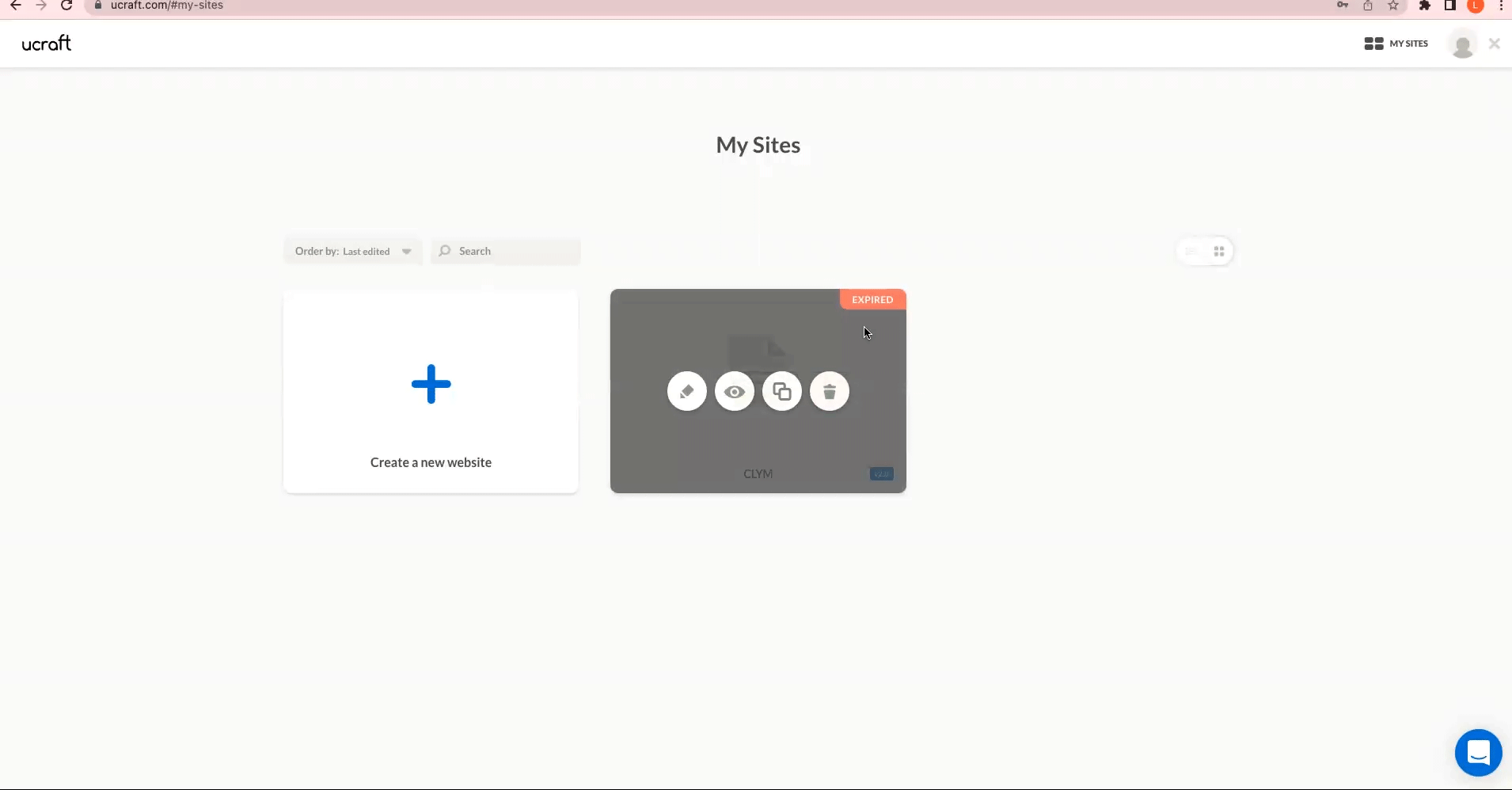 01. Install the Clym Widget to Ucraft.gif