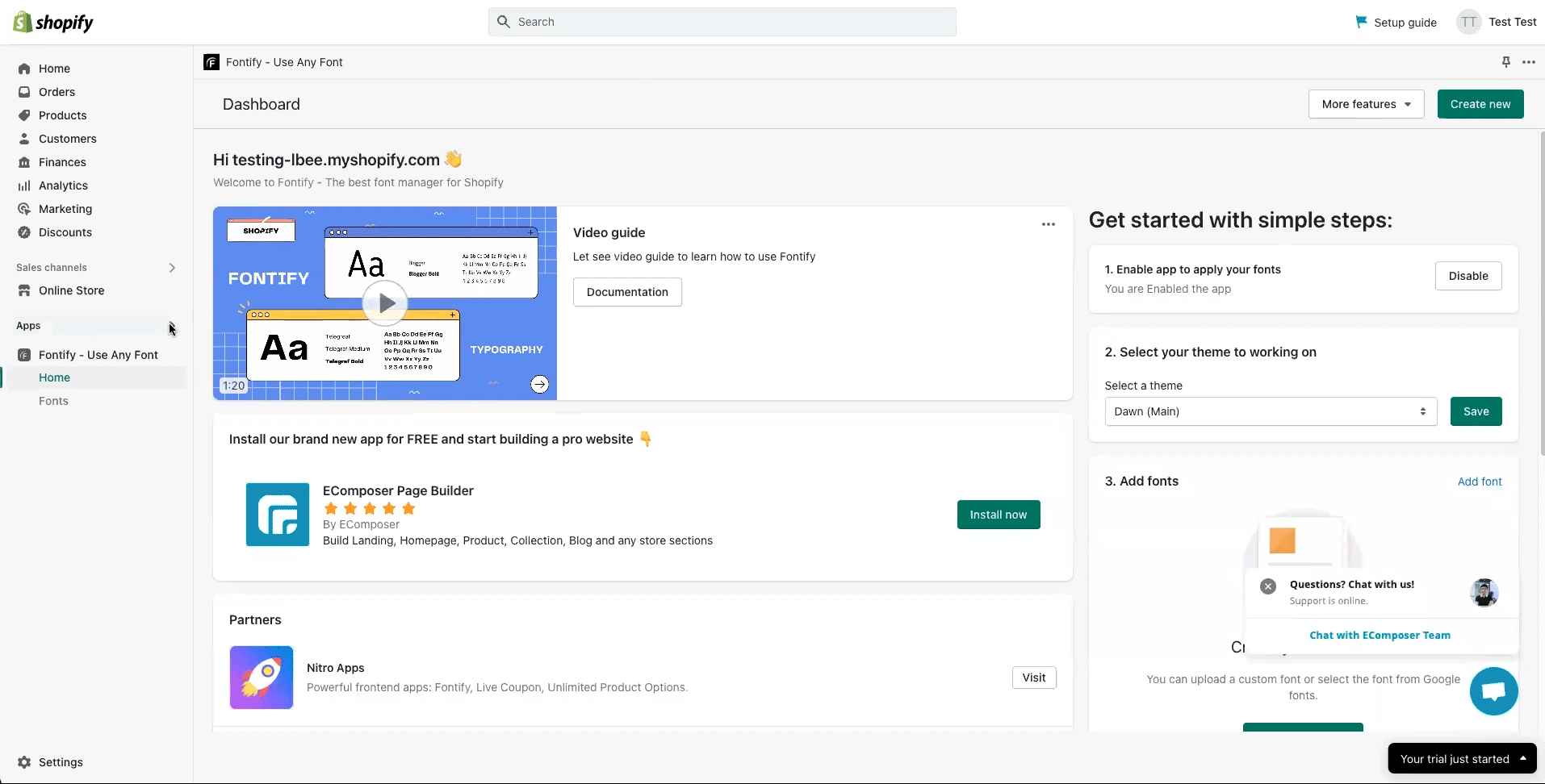 01. Shopify Clym Widget Installation.gif