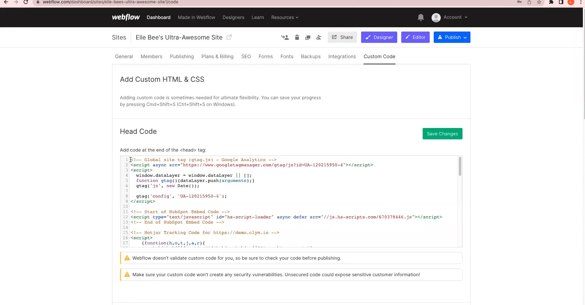02. Webflow installation.gif