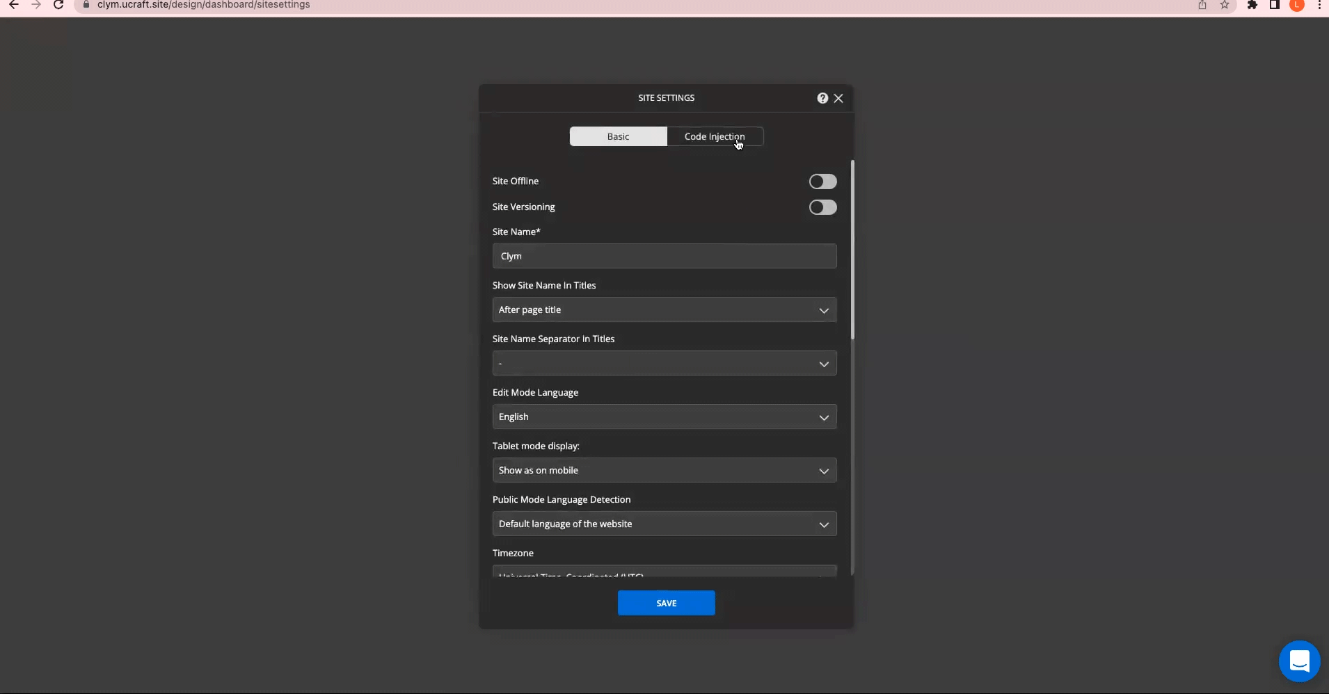 03. Install the Clym Widget to Ucraft.gif