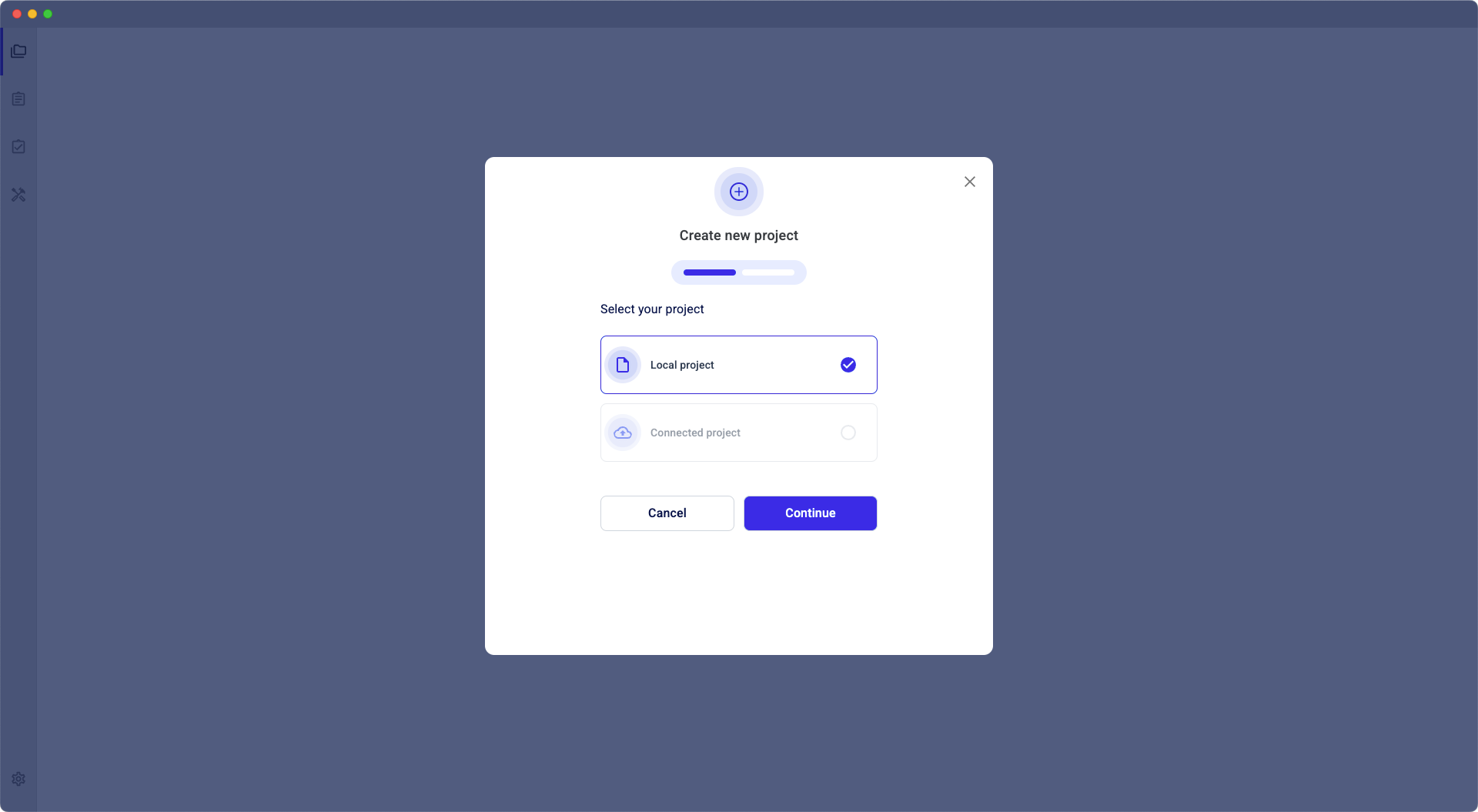Create a project.