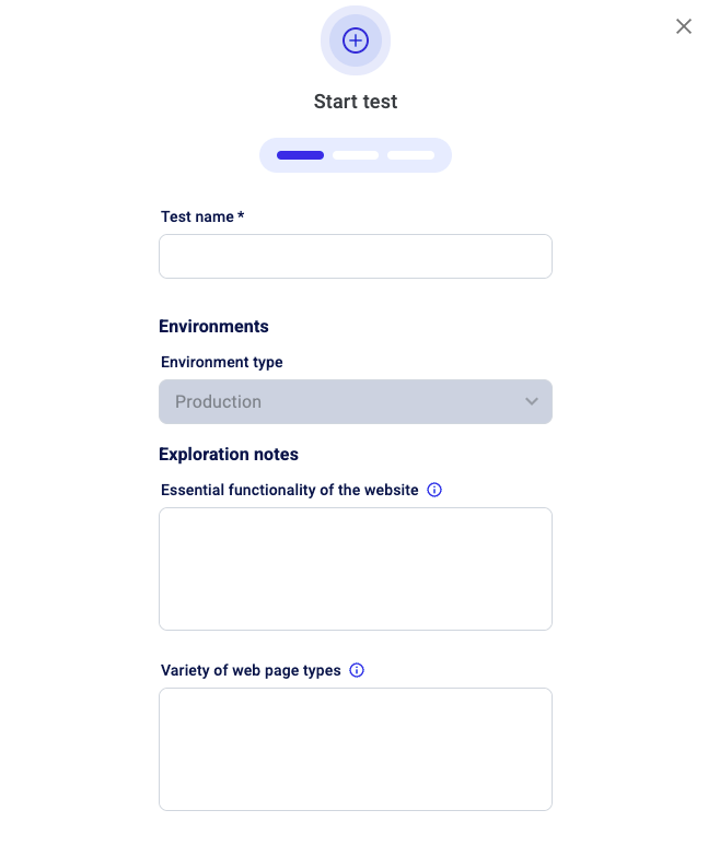 Variety of web page types: Enter details on the different varieties of web page types.