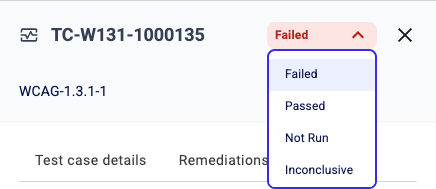 In addition, by clicking the Test status button on the top right, you will be able to…