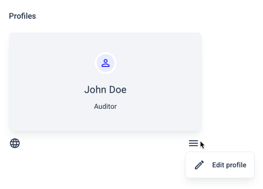 Click the Profile settings menu next to the profile that you want to modify and then…