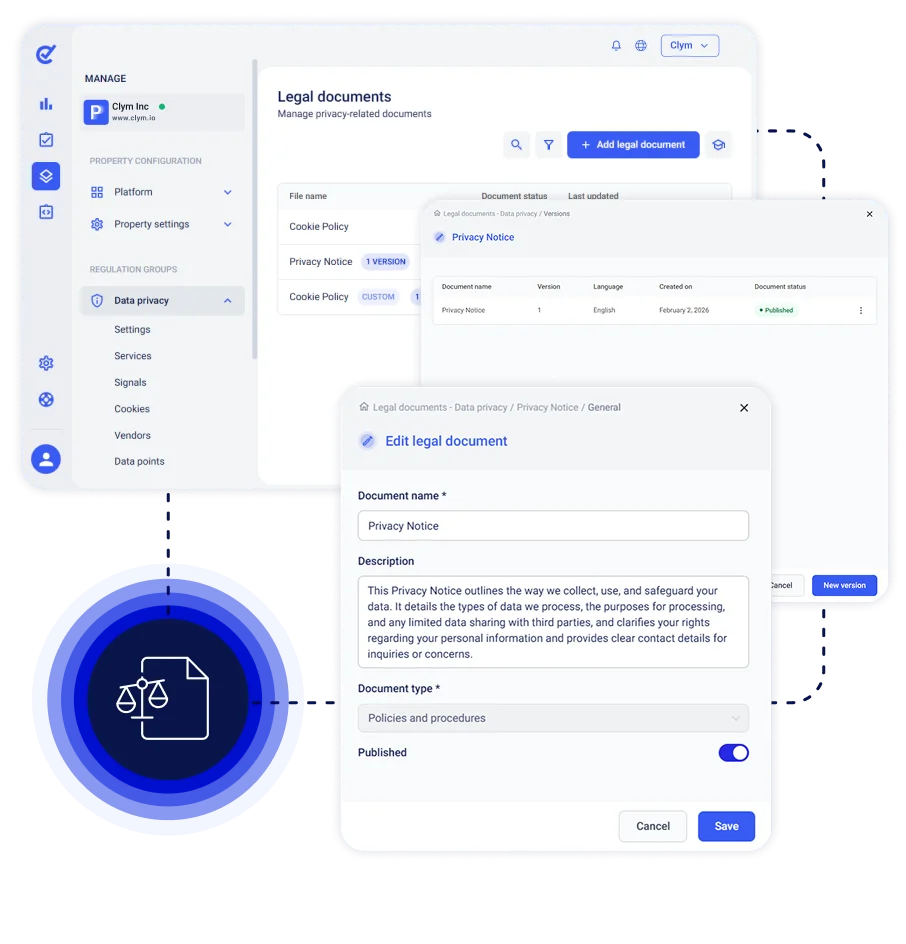 Clym Policy Management visual