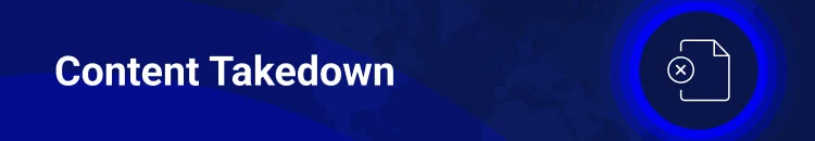 Content takedown news