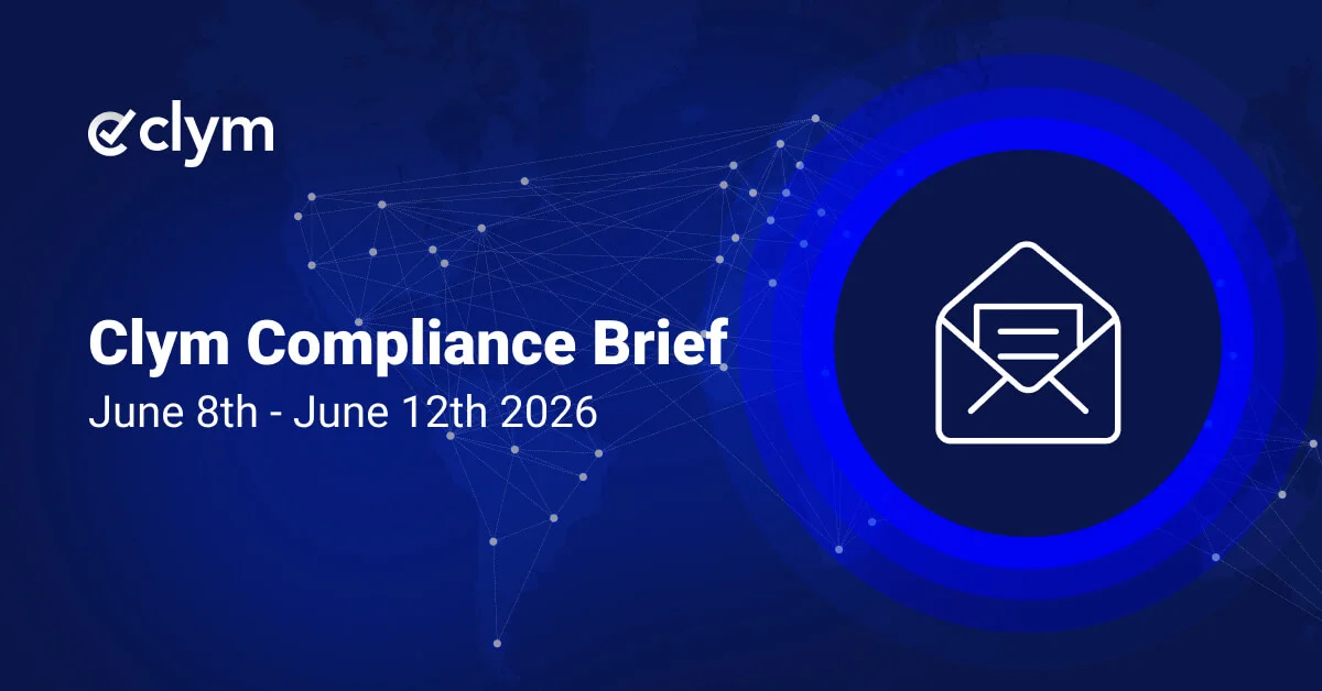 Weekly Compliance Brief: June 8-12, 2026 Weekly Compliance Brief: June 8-12, 2026