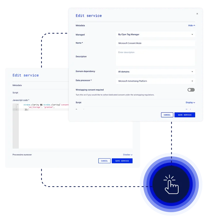 Flexible configuration section image
