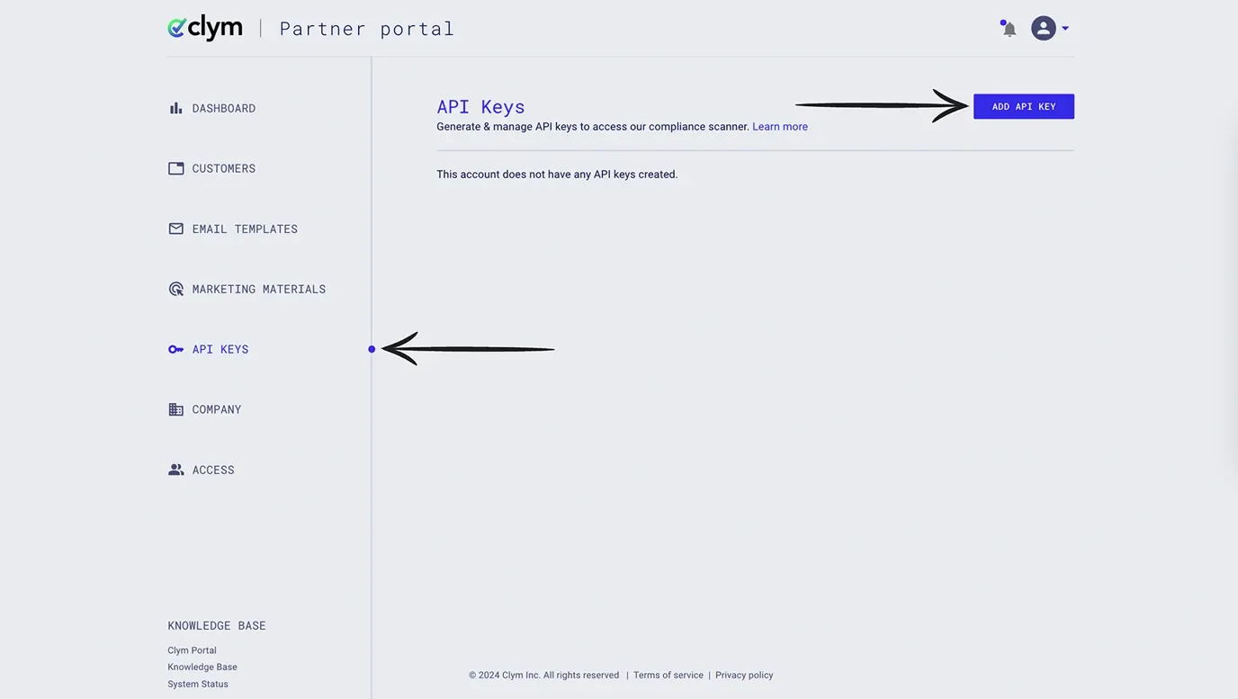 Access API Keys