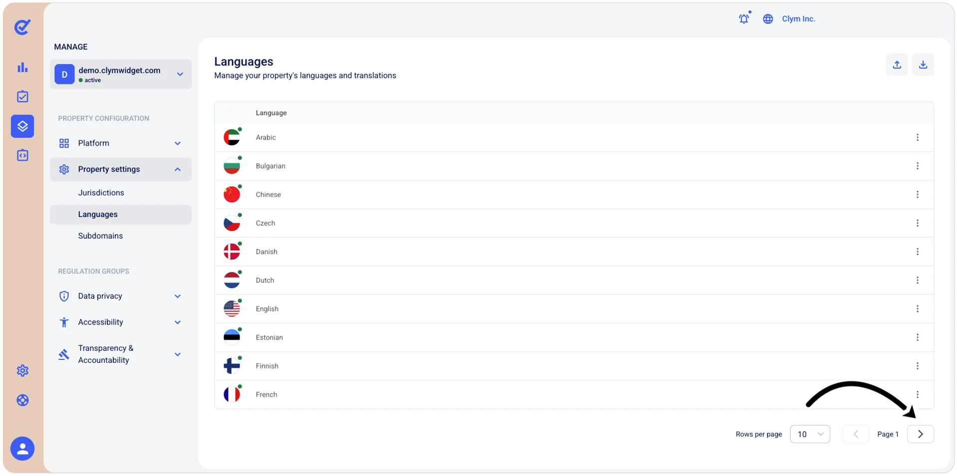 Pagination tool