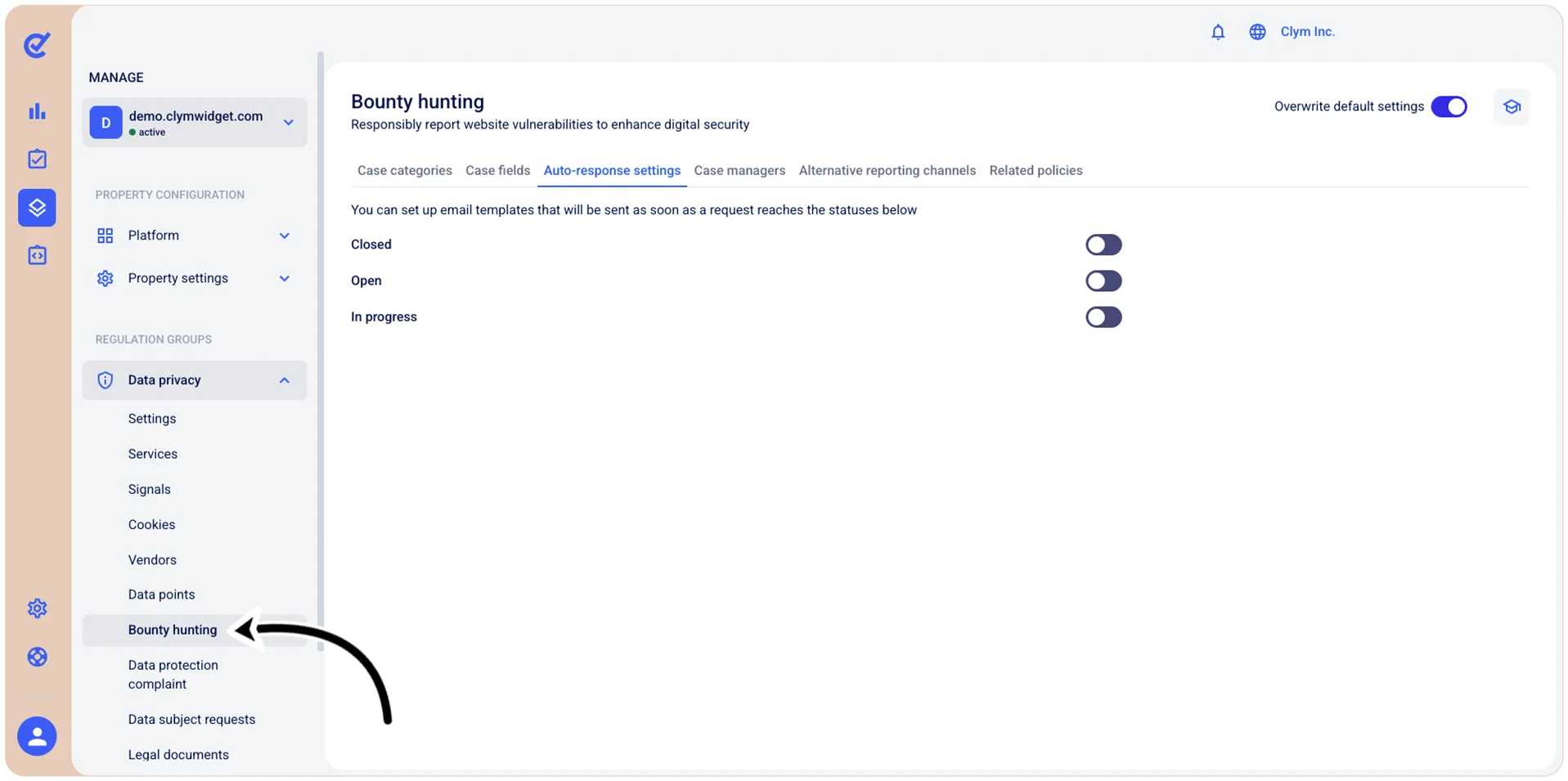Bounty hunting section