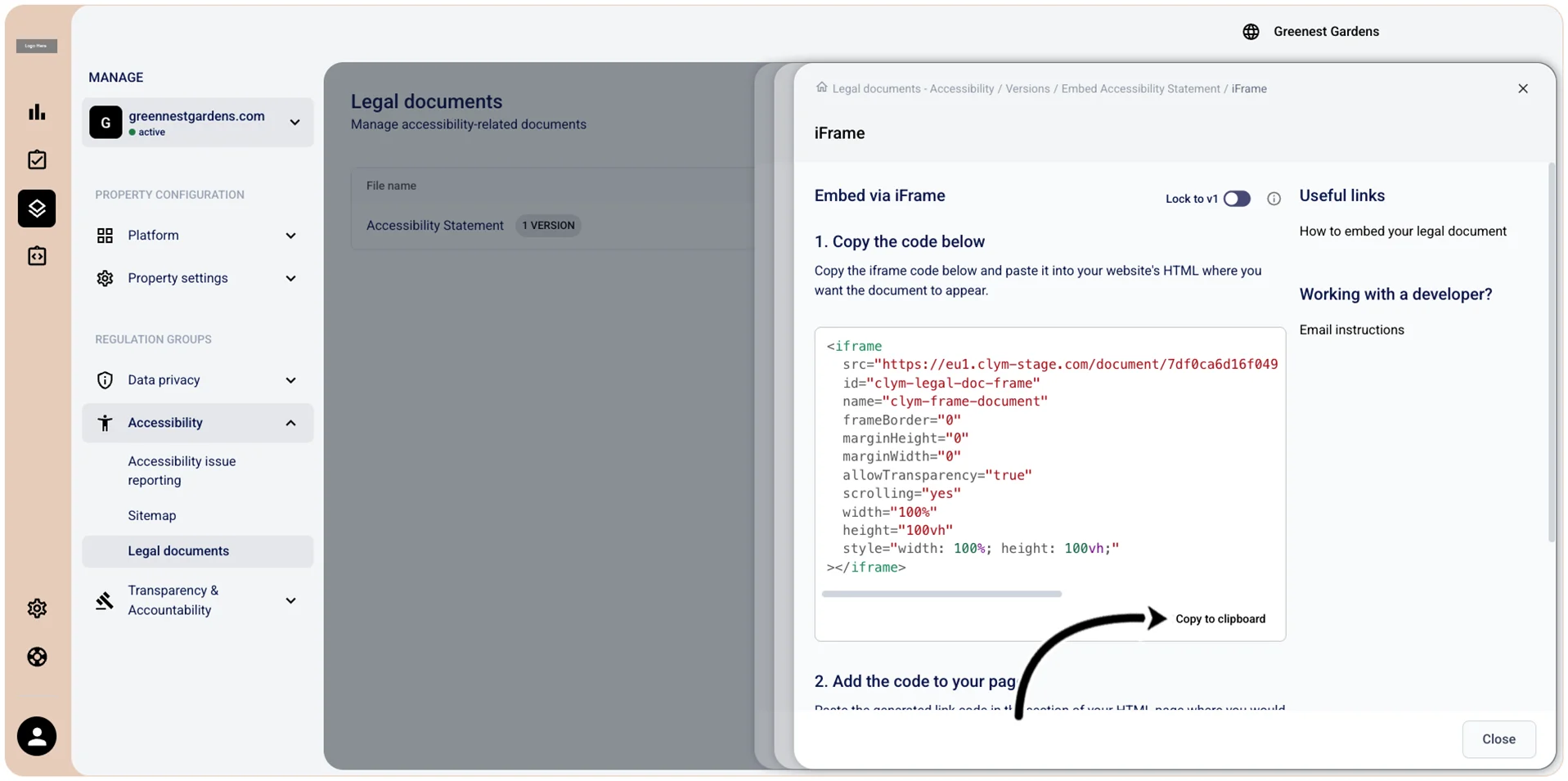 iFrame embed code