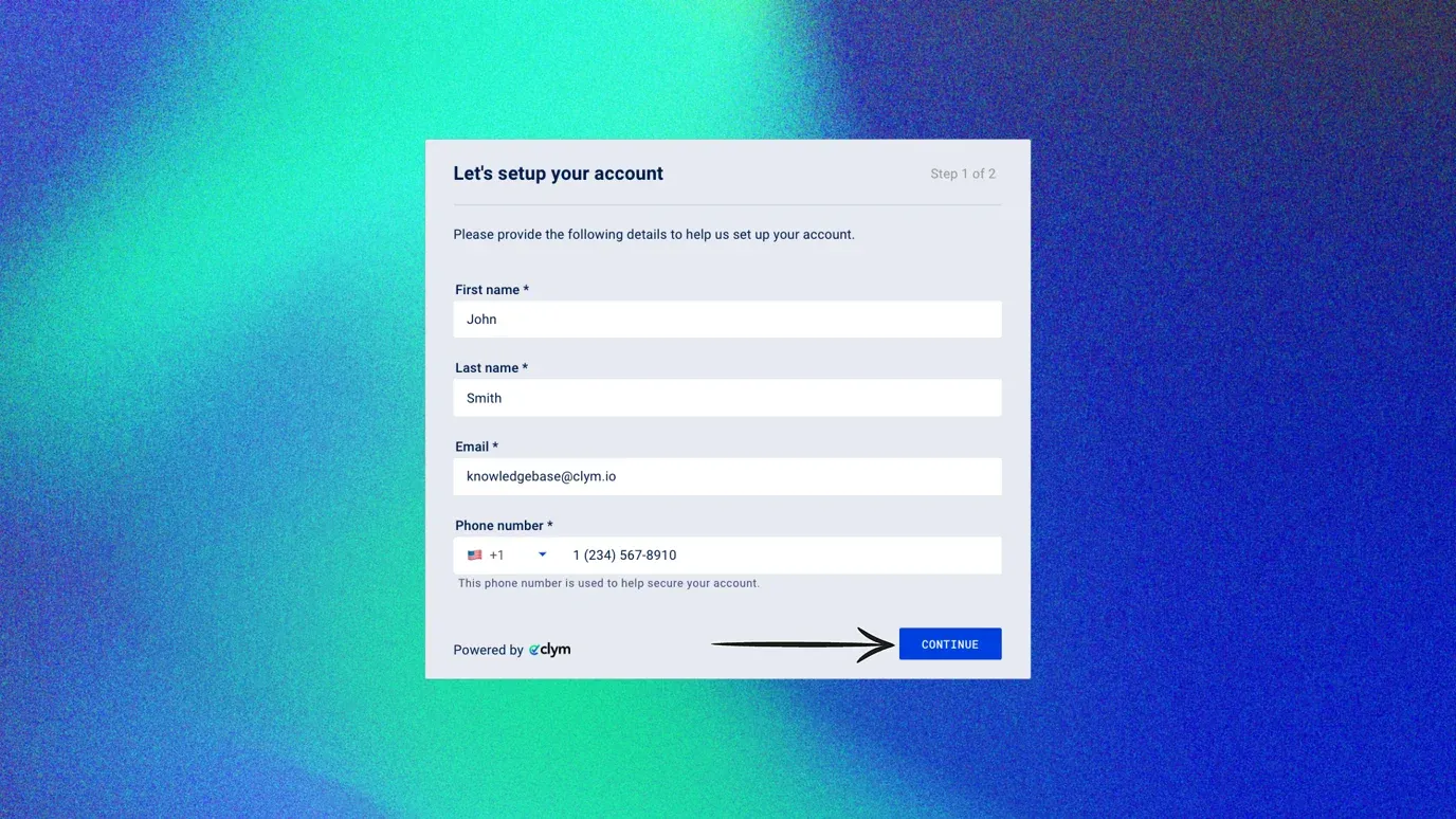 Provide contact information